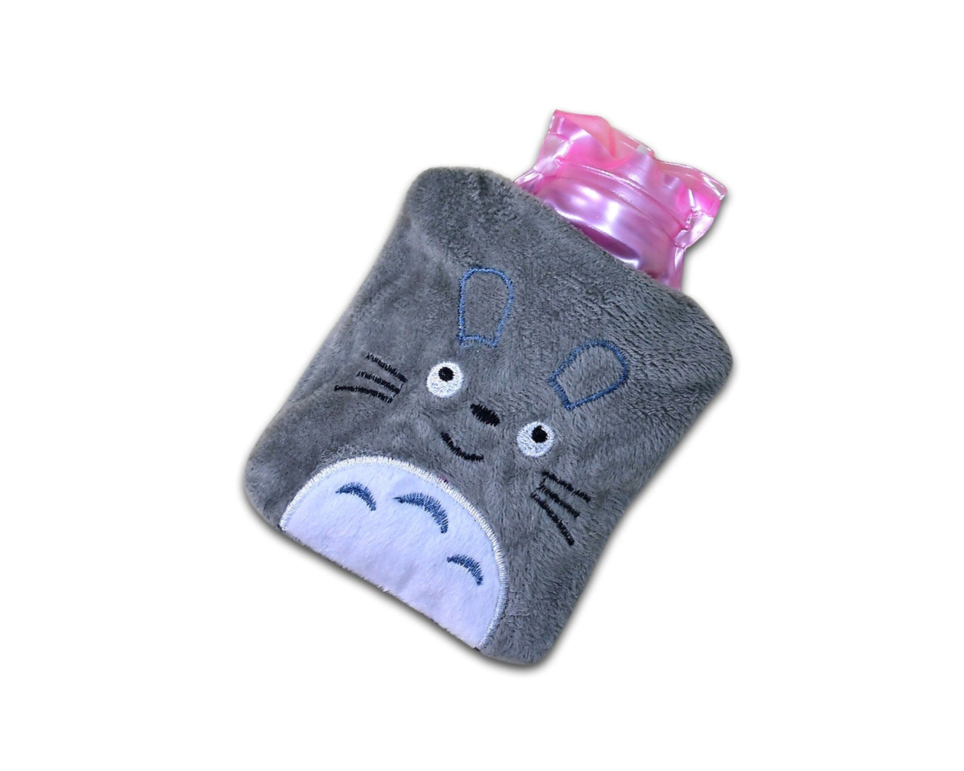 Totoro Cartoon Small Hot Water Bag with Cover for Pain Relief