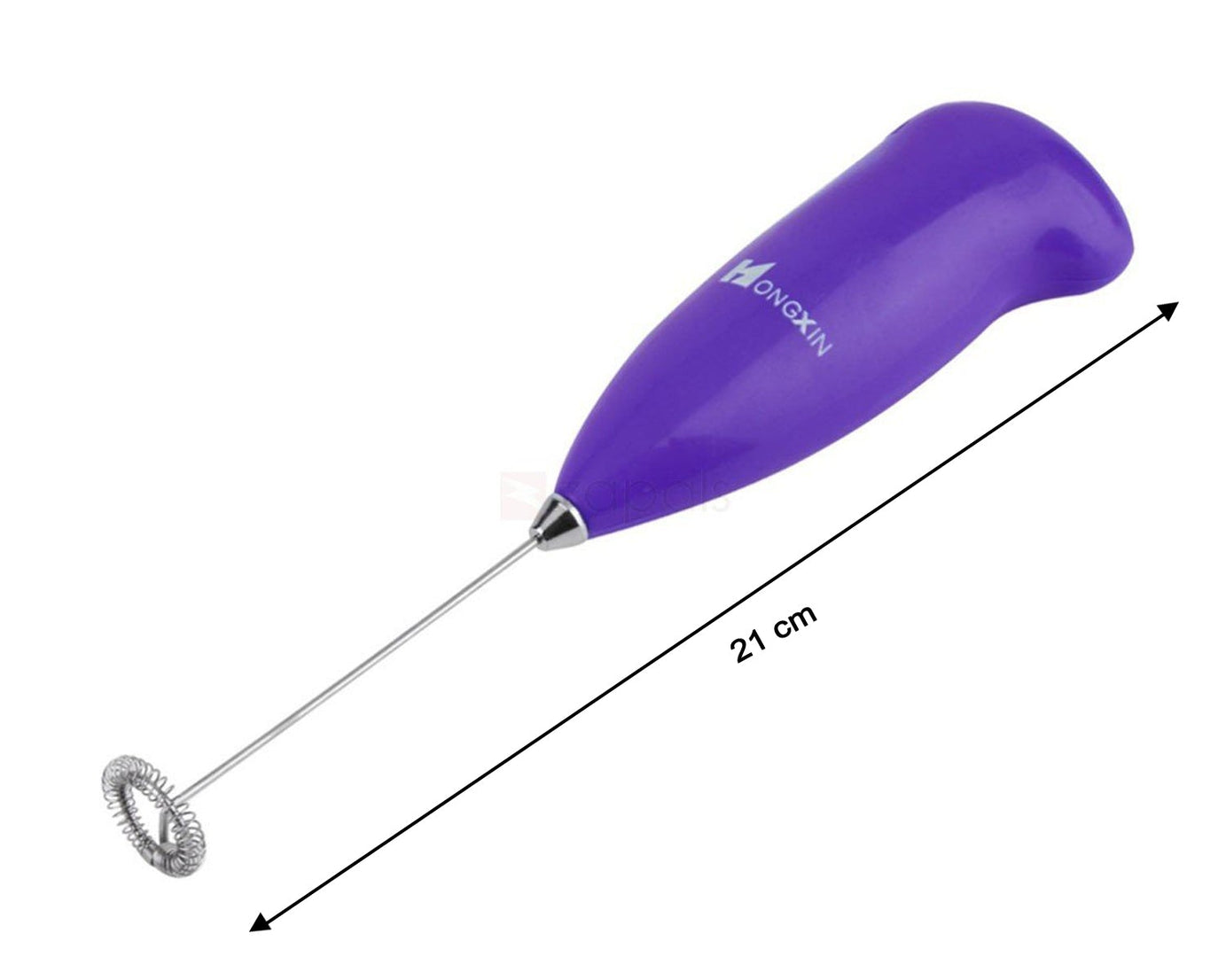 Hand blender with multiple blending attachments.