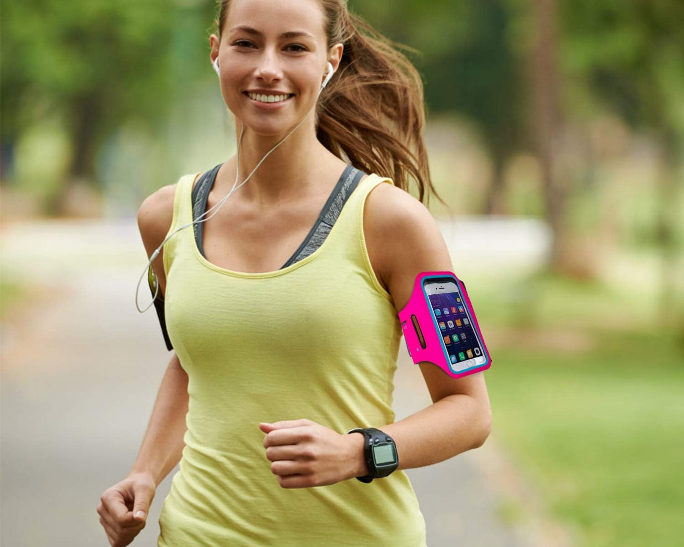 Sports Wrist Bag Running Arm Band Running Armband Phone Arm Pouch Case Cellphone Arm Band Phone Arm Case Holder Sports Phone Armbands Running Phone Holder (1 Pc)