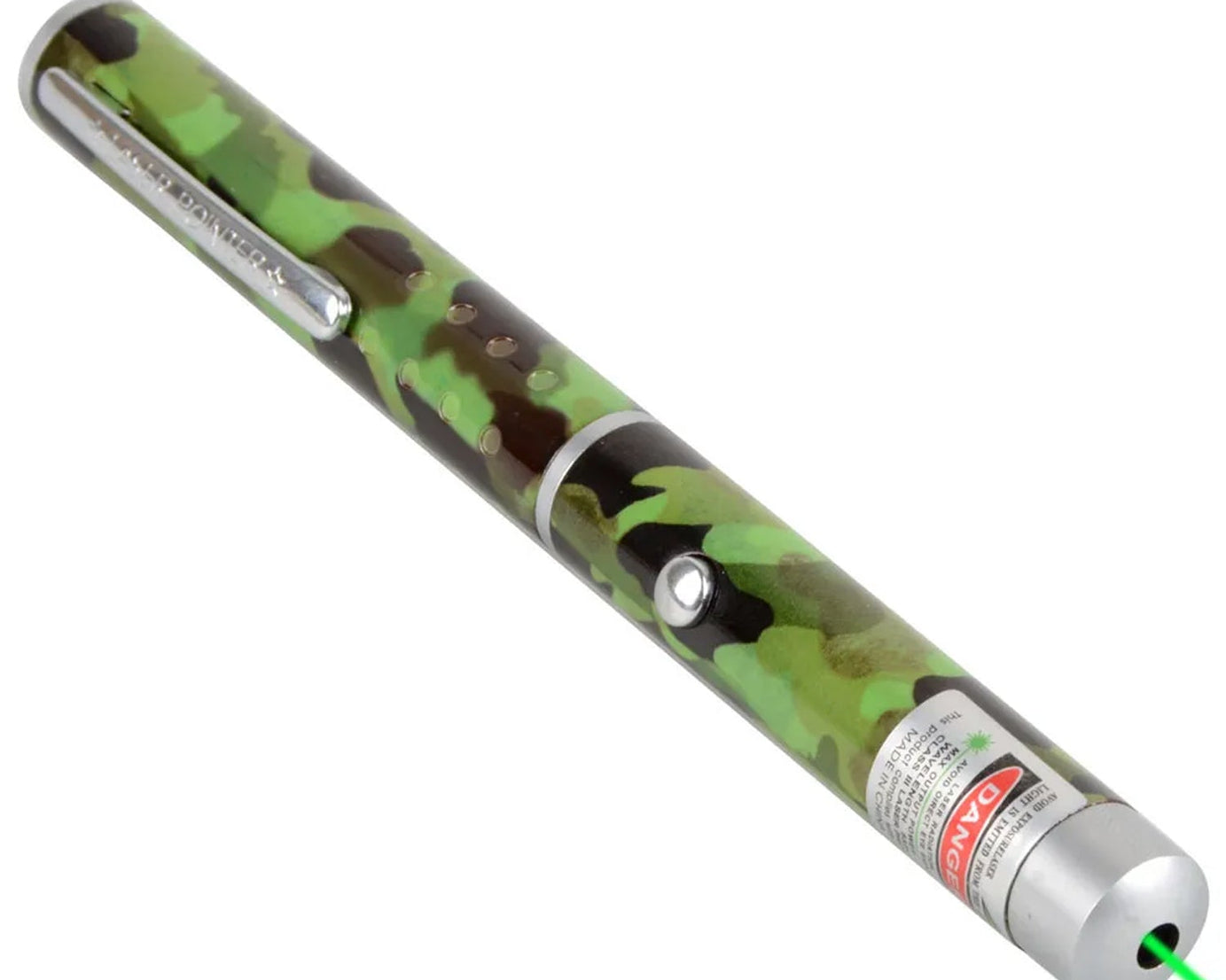 Green Multipurpose Laser Light Disco Pointer Pen Beam With Adjustable Antena Cap To Change Project Design