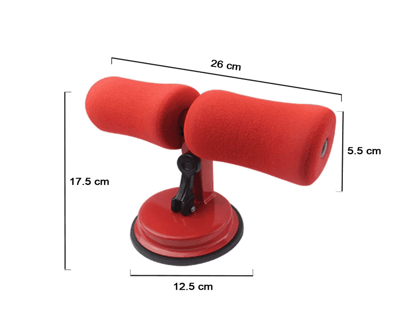 Practical suction sit-up tool for easy tape cutting.