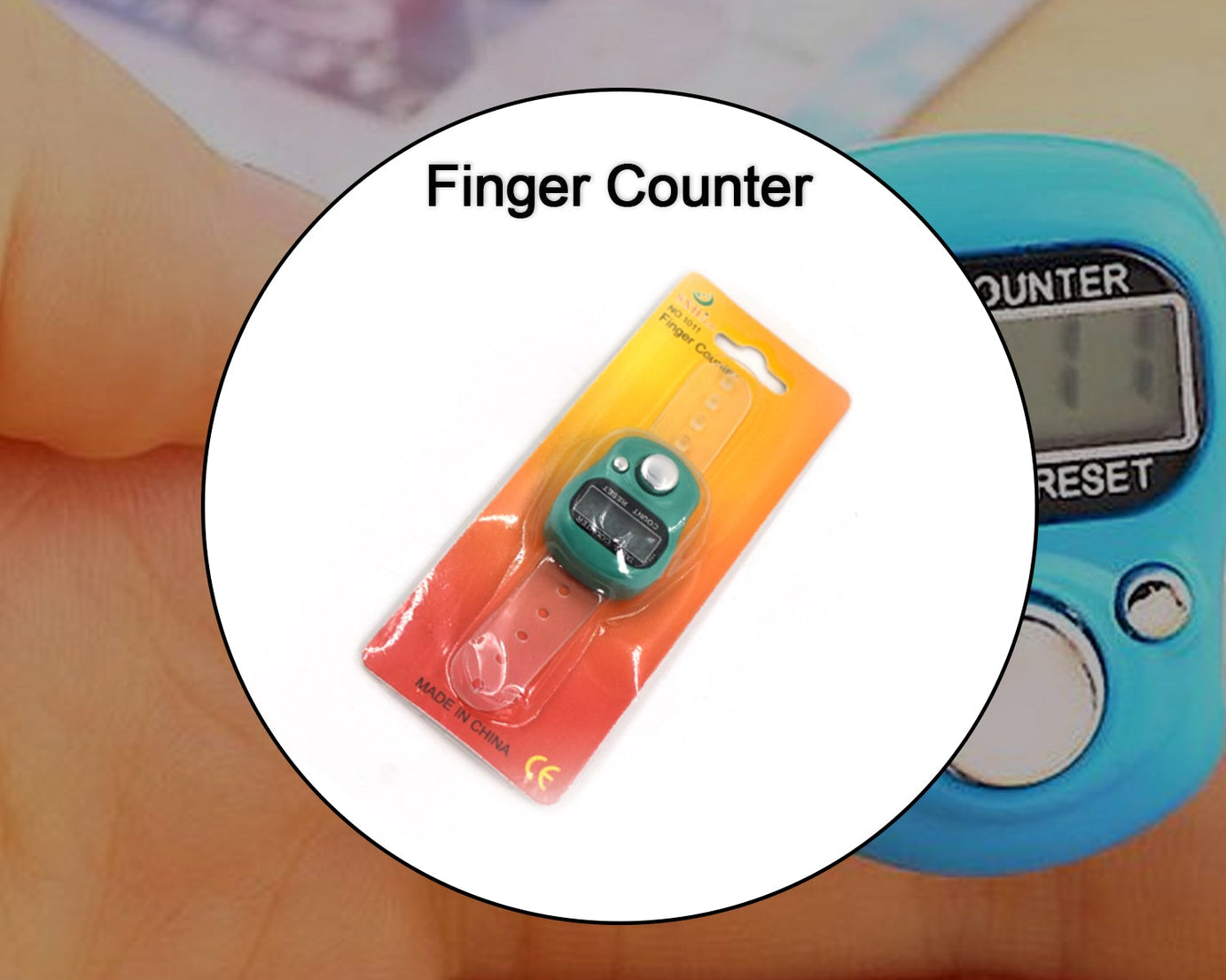 digital tally counter showing its user-friendly display.