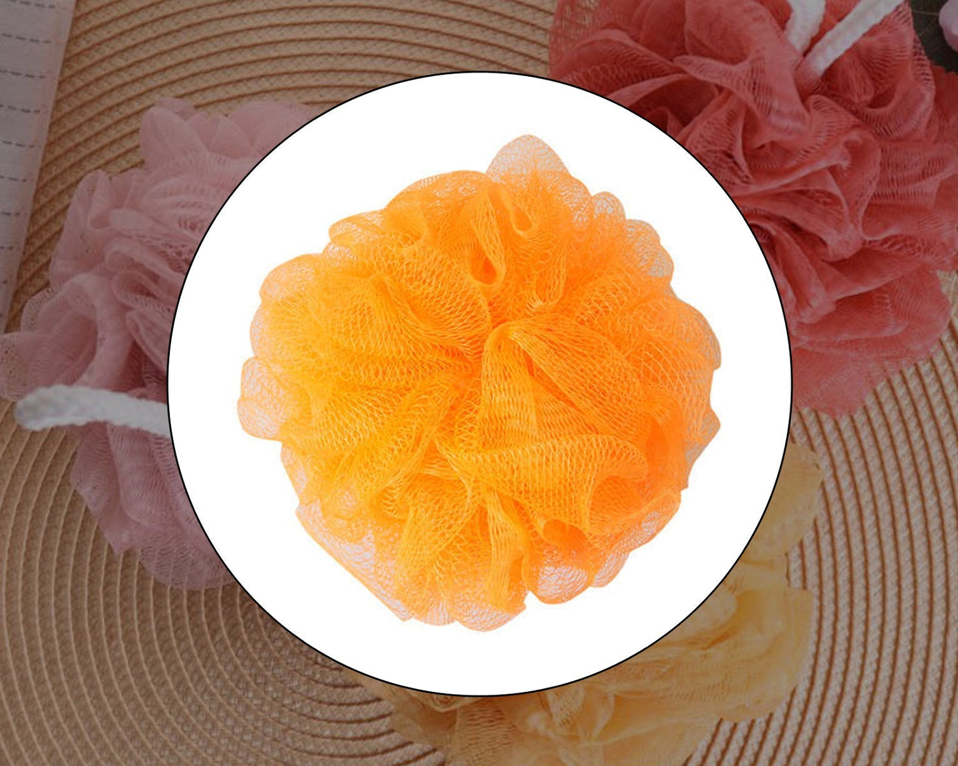 Bath sponge and back scrubber for men and women