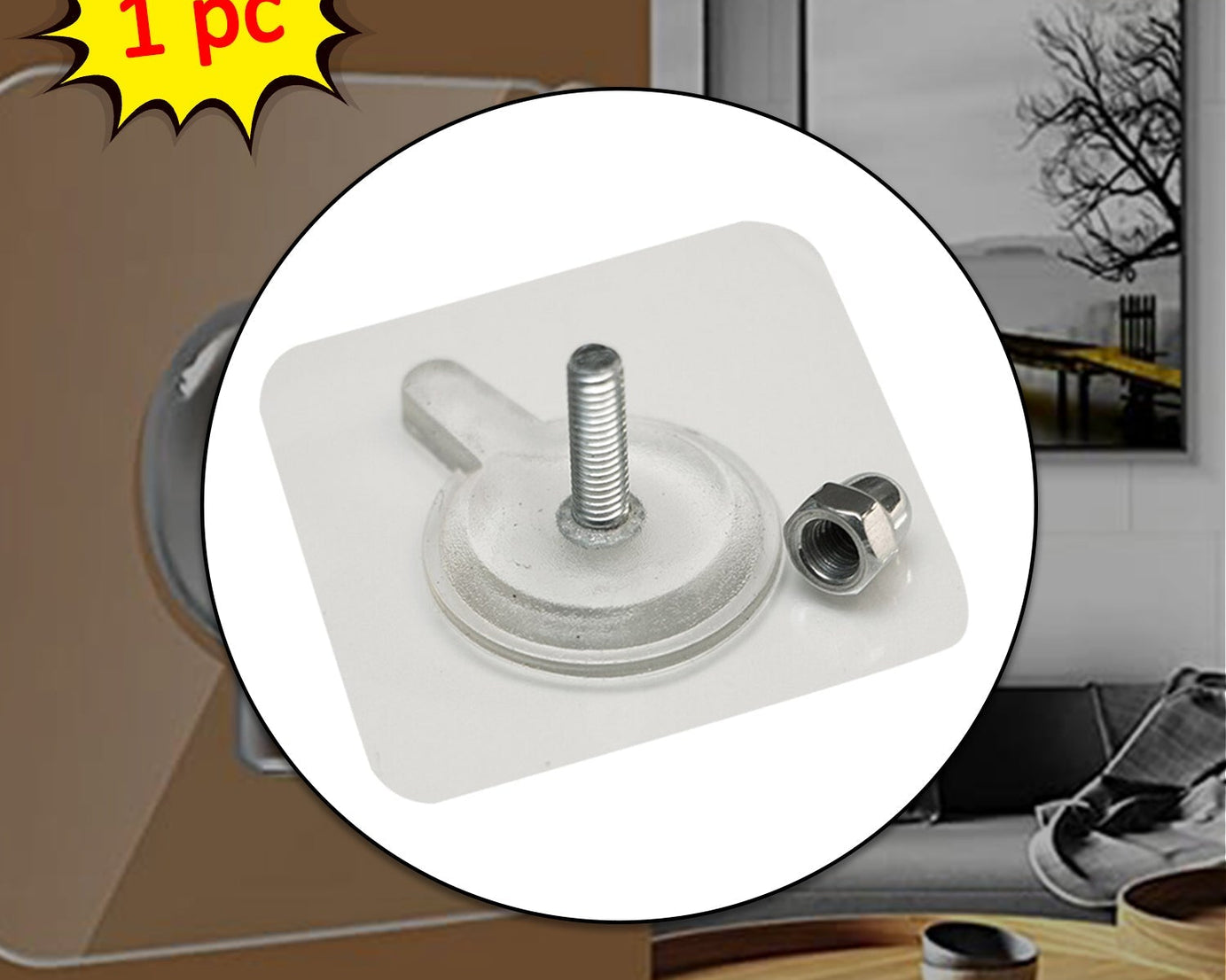 Adhesive wall hook for household and office use