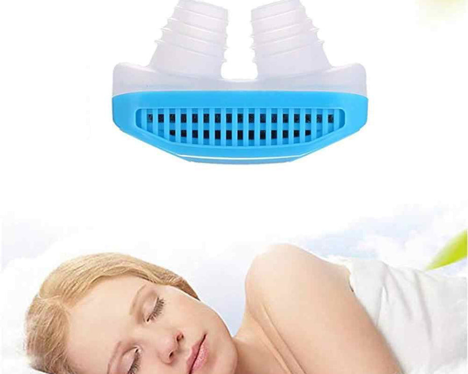 Anti-snoring nose clip and air purifier for better sleep