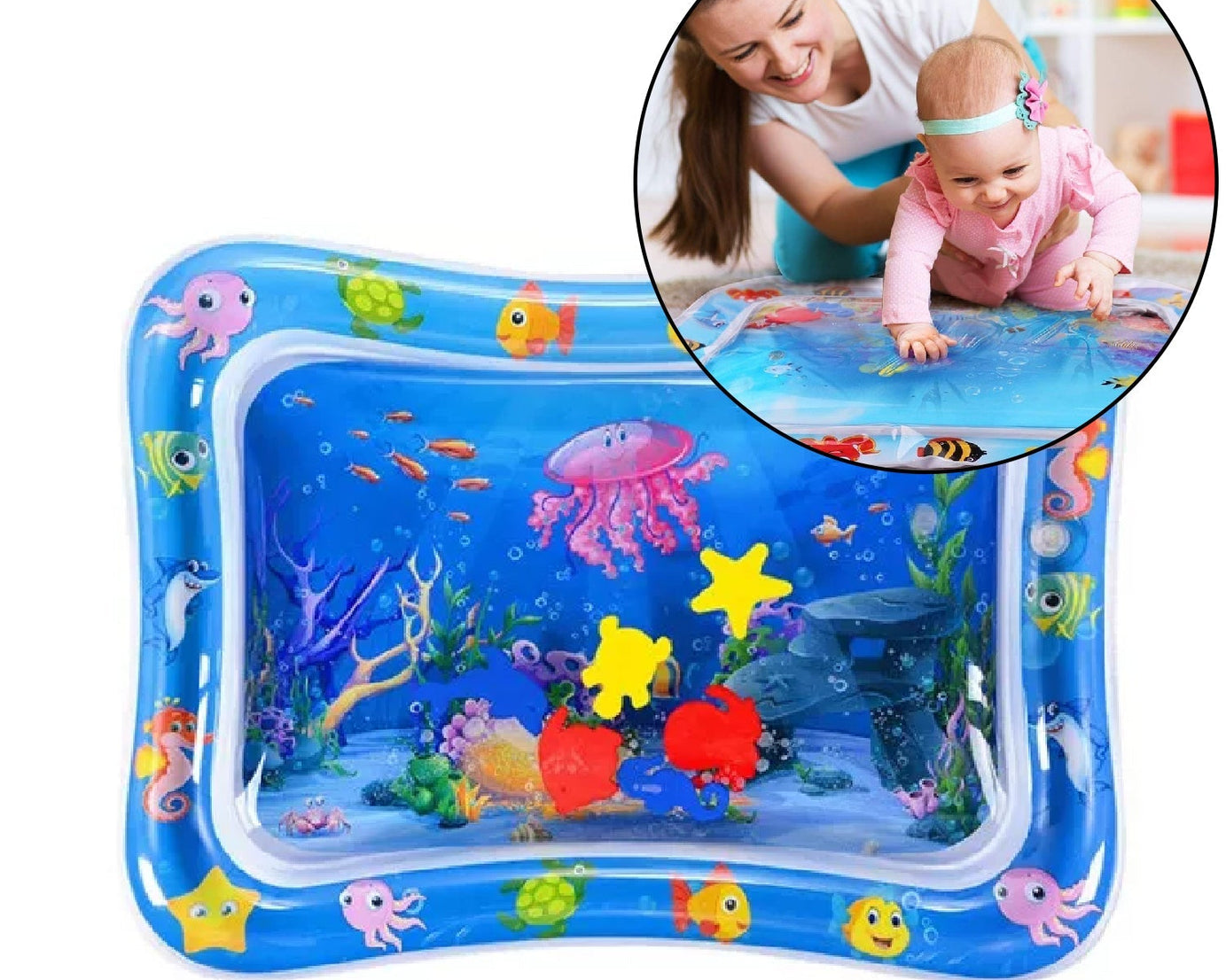 Baby water mat activity center