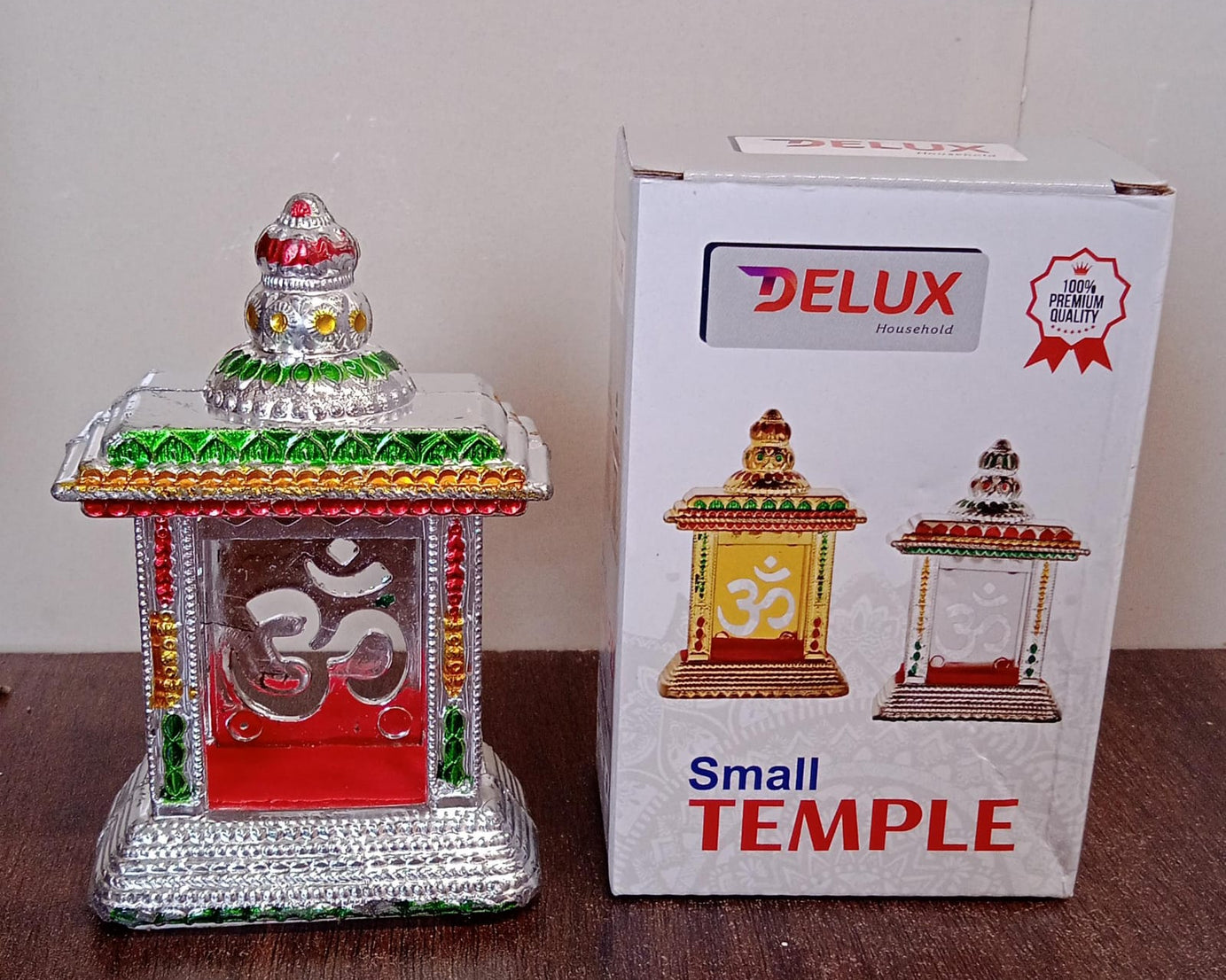 Adhesive Small Om Temple, Car Dashboard Temple (1 Pc)