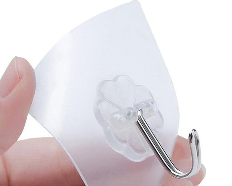 Small stainless steel wall hooks, 100-piece pack