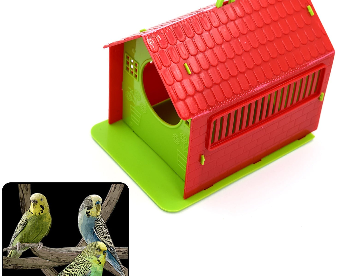 Wooden birdhouse for small birds