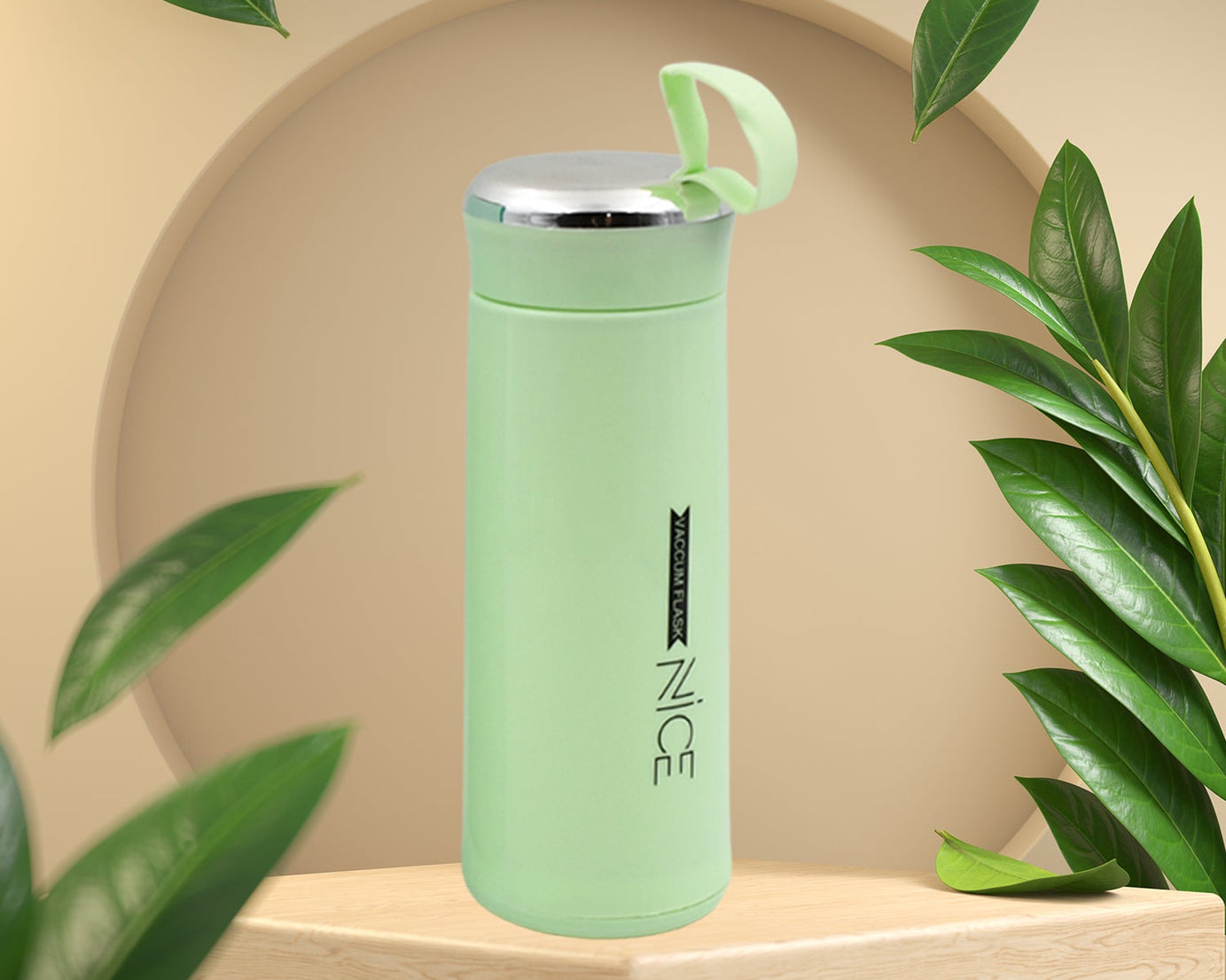 outdoor sport water bottle 400ml leak proof BPA-free for travel cold and hot water glass water bottle with daily water intake for gym and children (MOQ :-50 pc)