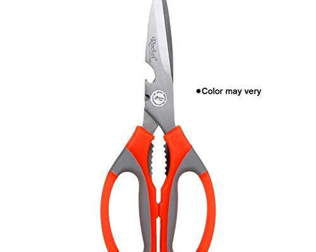 SpaceMulti-Function Kitchen Scissors for Veggies, Meat & Seafood with Bottle Opener