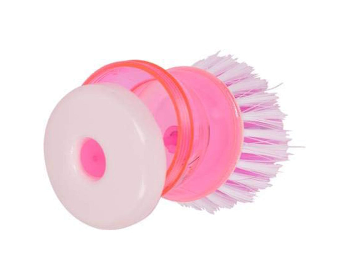Multi-functional cleaning brush with soap dispenser for dishwashing