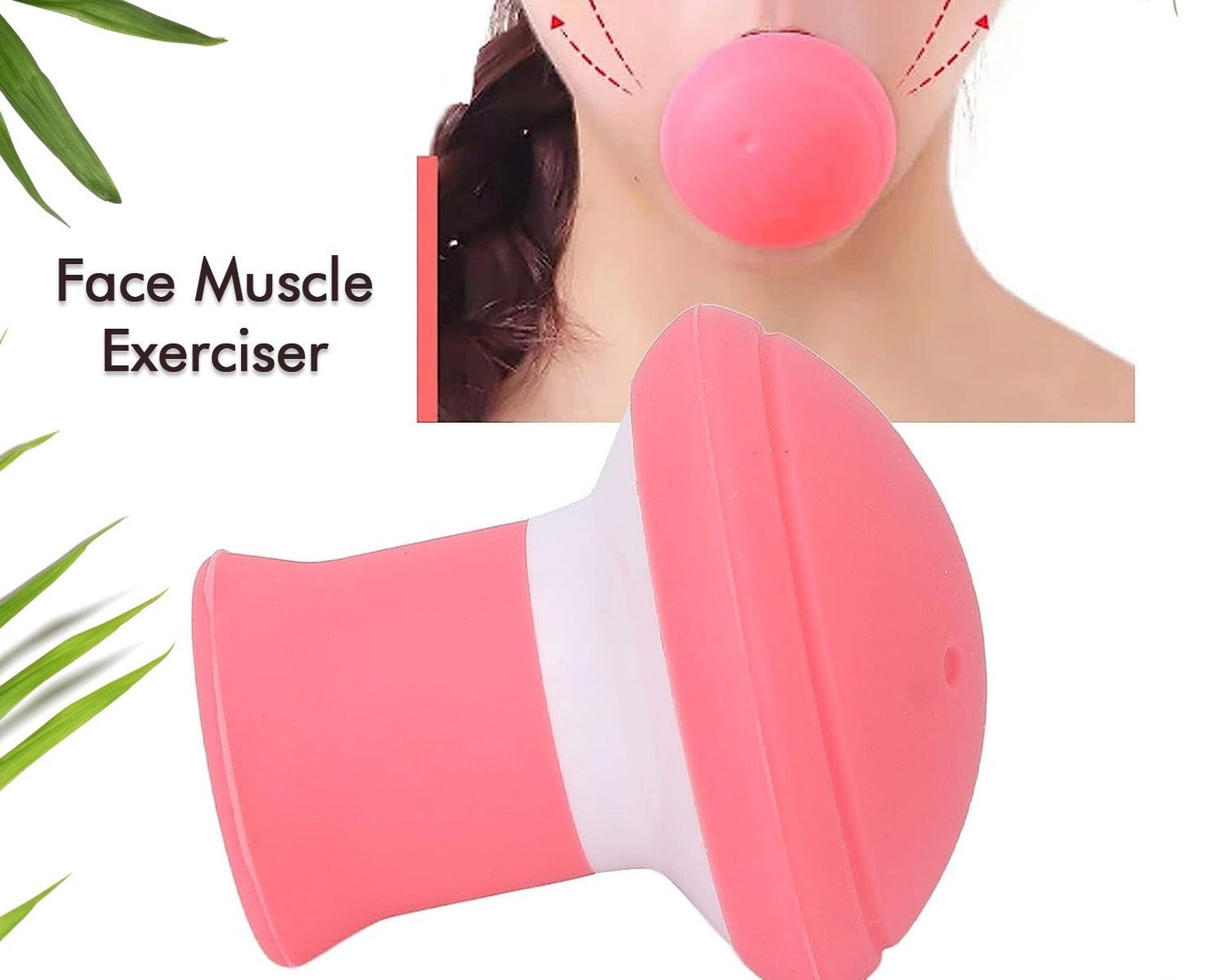 Silicone Facial Jaw Exerciser Breathing Type Face Slimmer, Breathing Type Face Slimmer Face Lift Inhaling & Exhaling Tool, Look Younger and Healthier - Helps Reduce Stress and Cravings