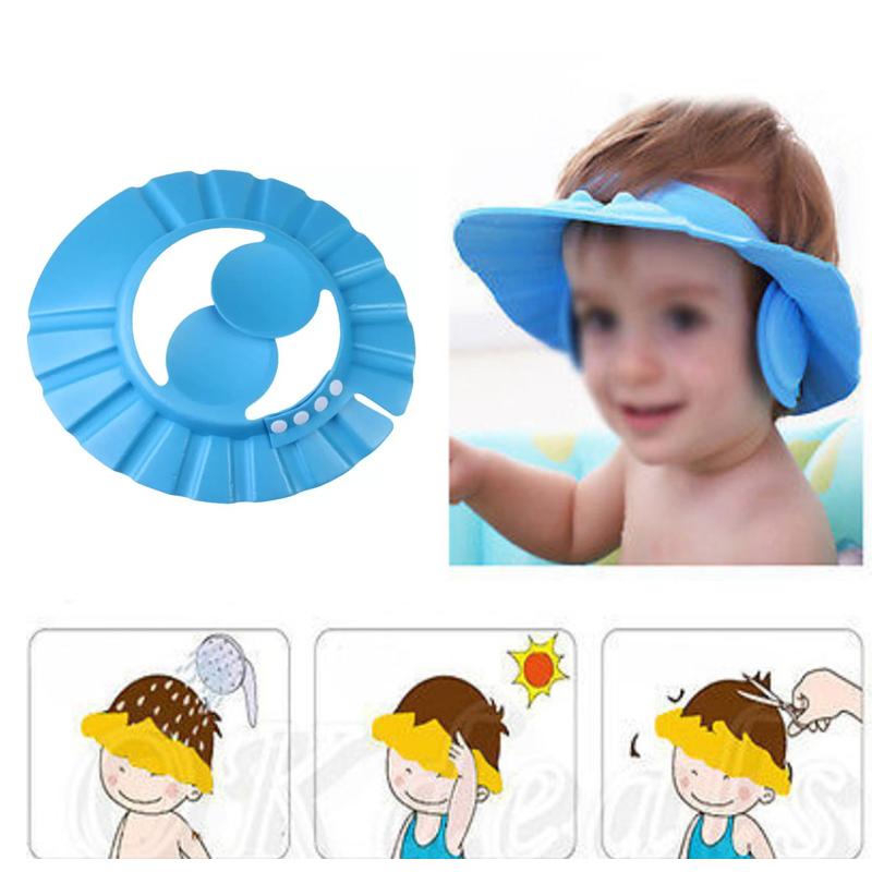 0378 Adjustable Safe Soft Baby Shower cap Cartnow Technologies