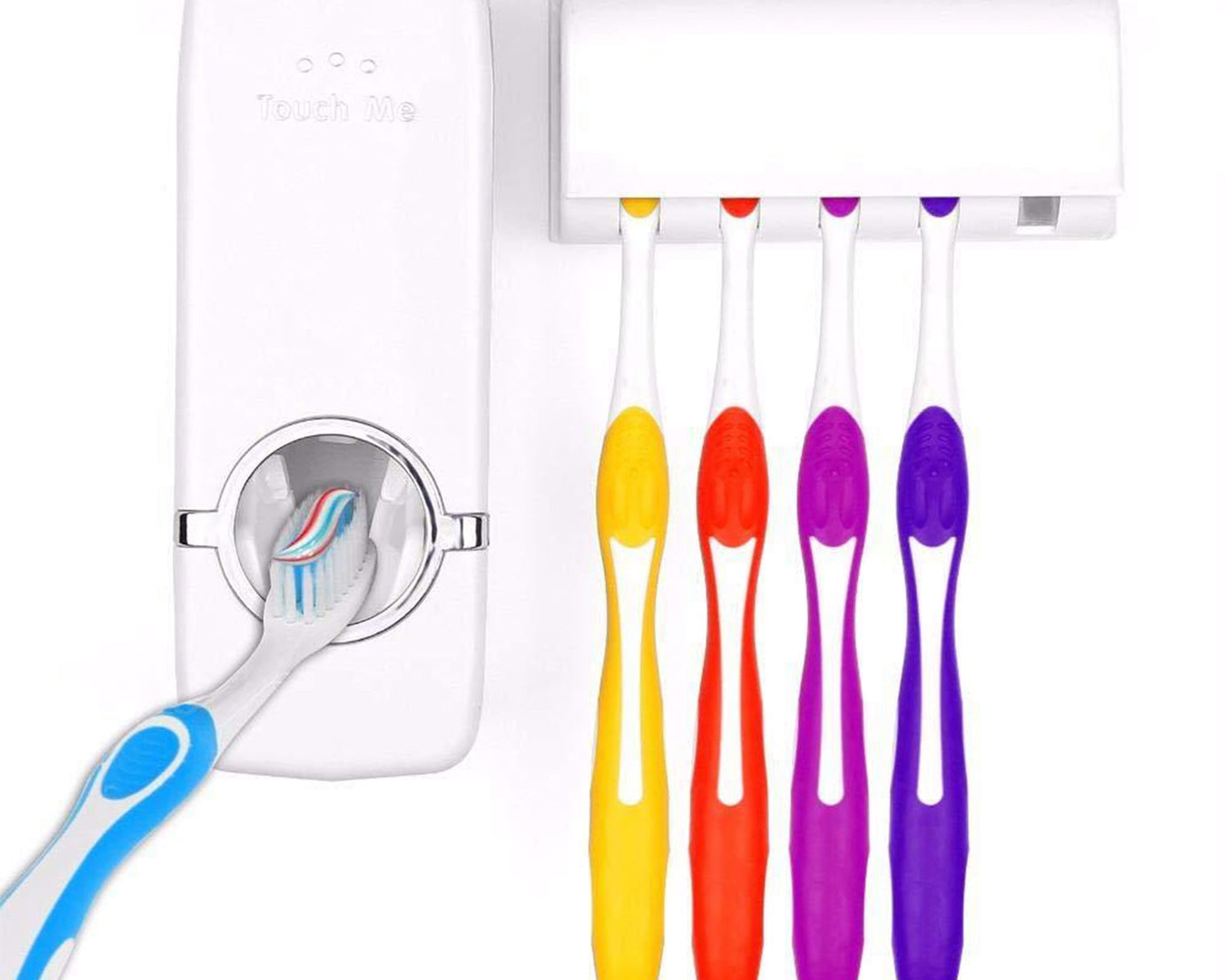 Toothpaste Dispenser & Tooth Brush Holder