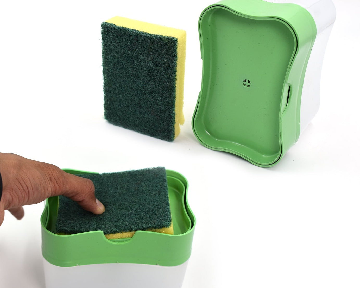 Soap pump dispenser for multiple uses