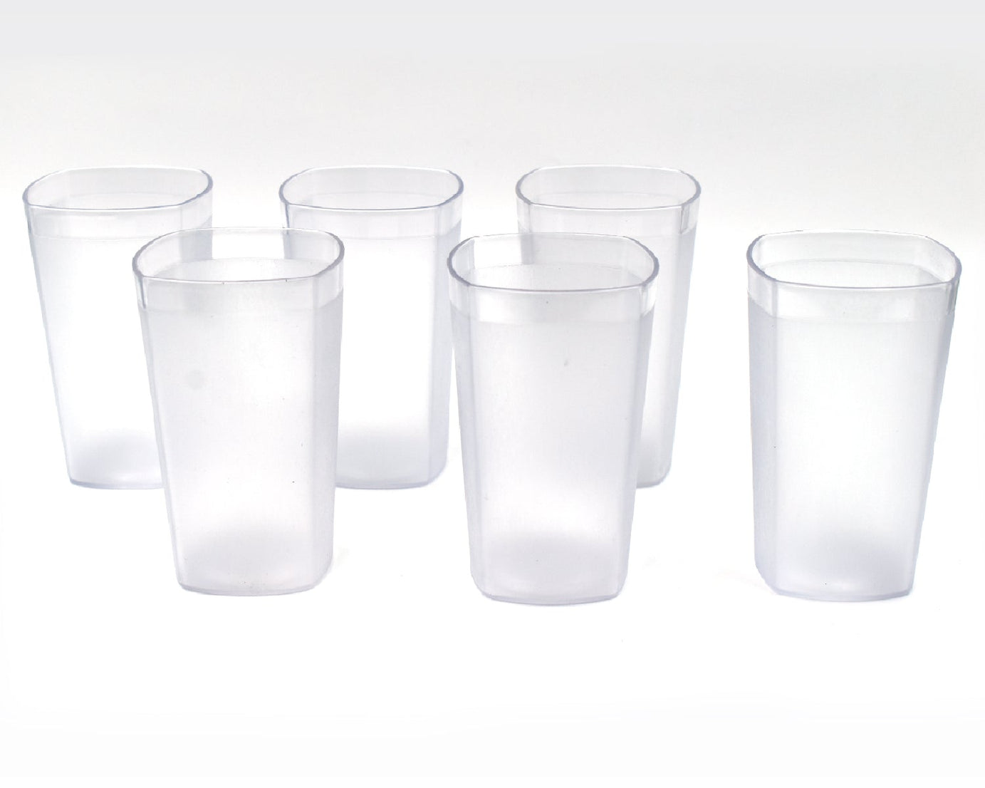 Ganesh Decent 350ml glasses, set of 6, different perspectives.