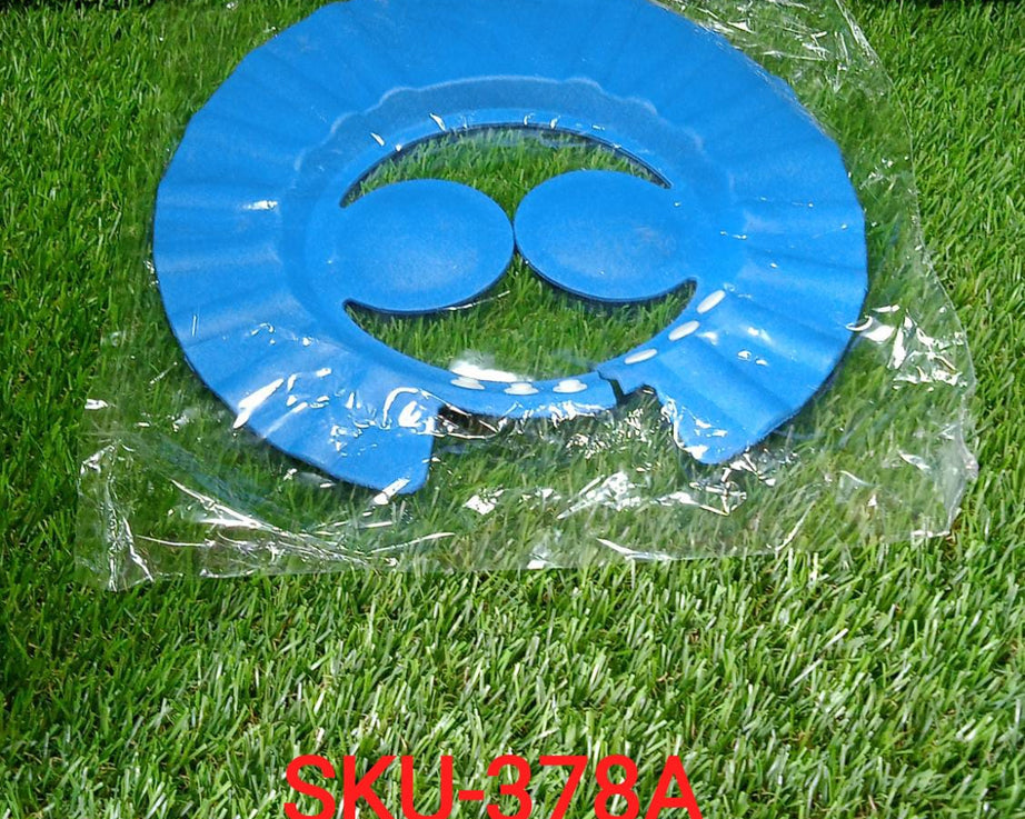 Safe and soft baby shower cap for a comfortable bath experience.