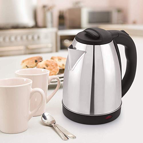 Electric Kettle Stainless Steel Fast Boiling Water Heater with Auto Shut Off for Tea Coffee Milk Kitchen (2 L | 1500 Watts )