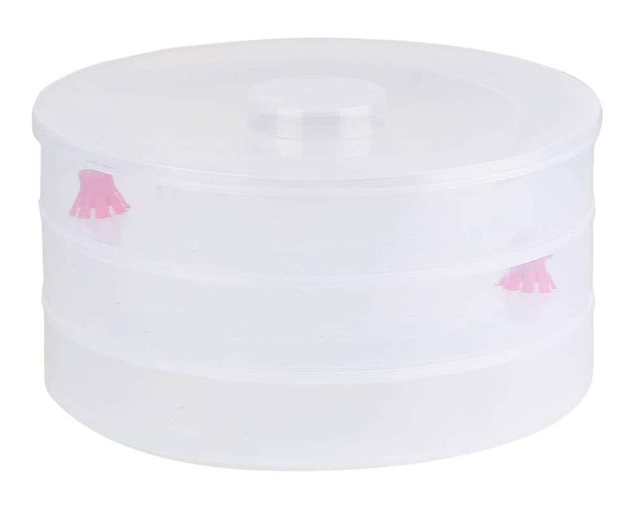 White plastic sprout maker with 3 sections