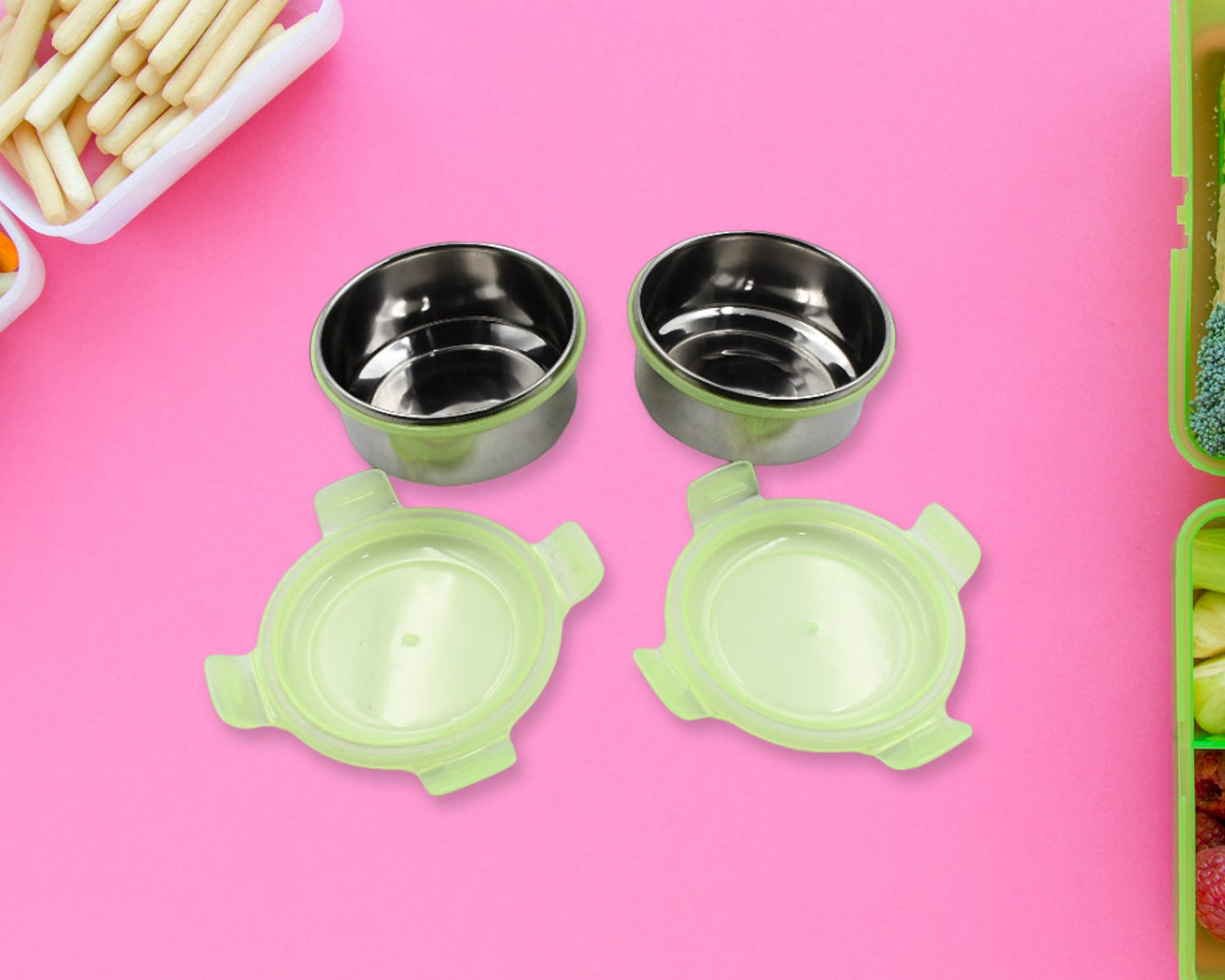 AIRTIGHT & LEAK PROOF STAINLESS STEEL CONTAINER MULTI COMPARTMENT LUNCH BOX CARRY TO ALL TYPE LUNCH IN LUNCH BOX & PREMIUM QUALITY LUNCH BOX IDEAL FOR OFFICE , SCHOOL KIDS & TRAVELLING IDEAL (3 Different Lunch Box)