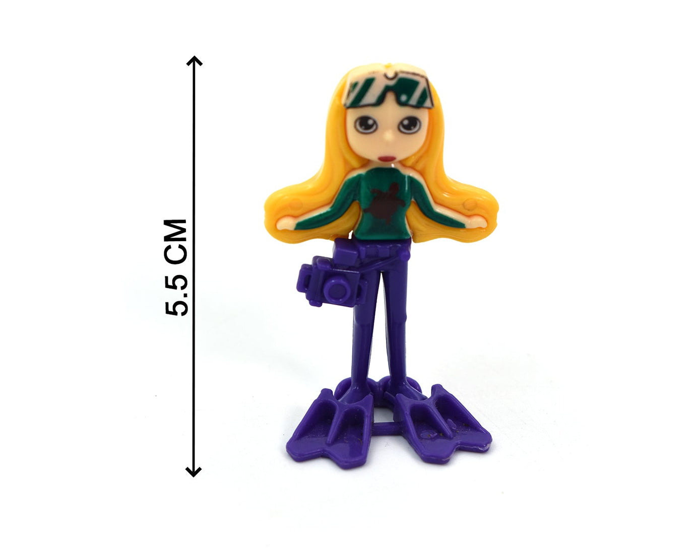 Colorful mermaid doll toy for kids