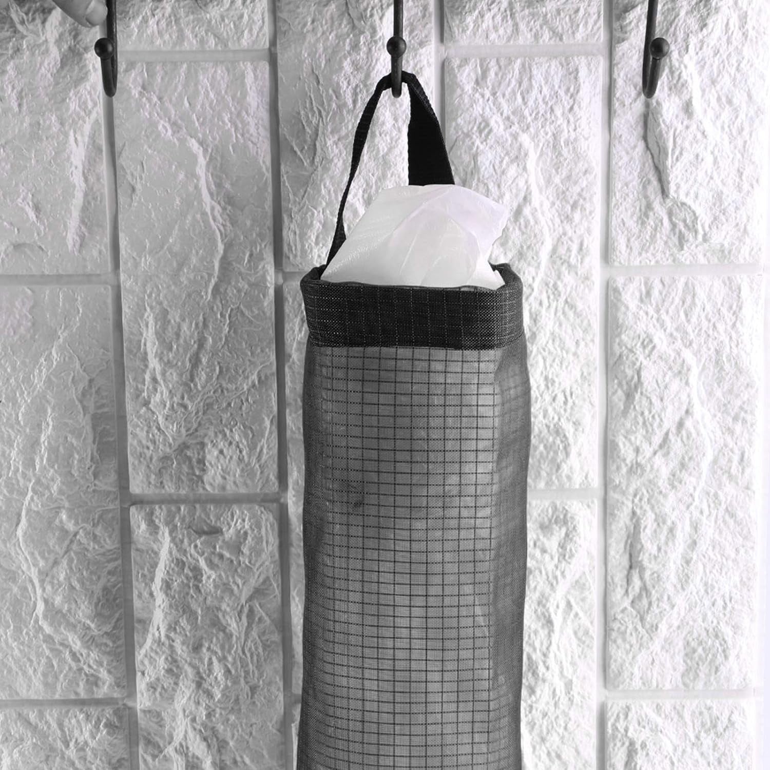 Hanging Waste Bag Holder, Garbage Bag Storage Bag, Widening Handle Hanging Sturdy for Store Garbage Bags Home Store Debris Kitchen, Bedroom Large Capacity for Restaurant (1 Pc)
