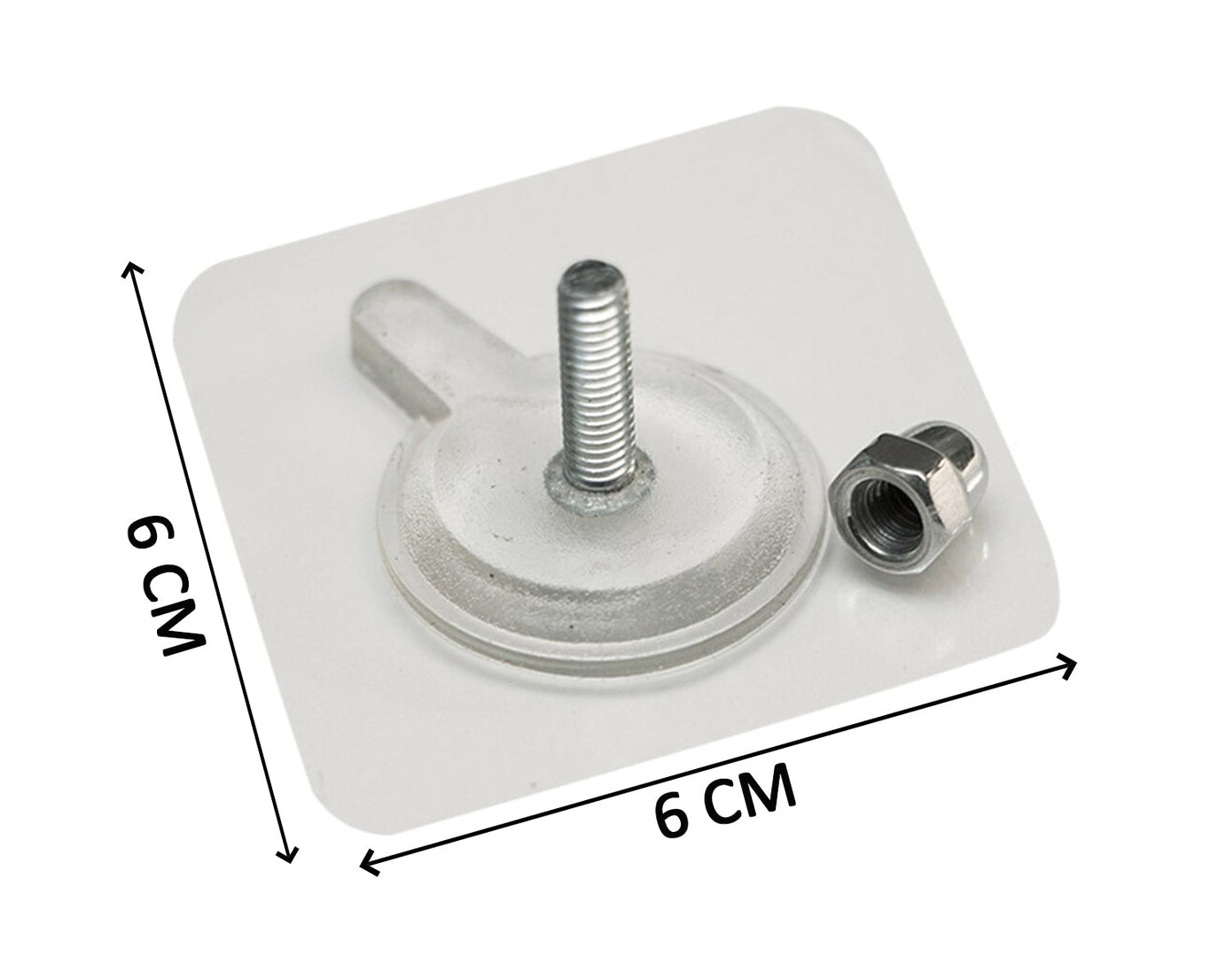 Durable adhesive wall hook for reliable use