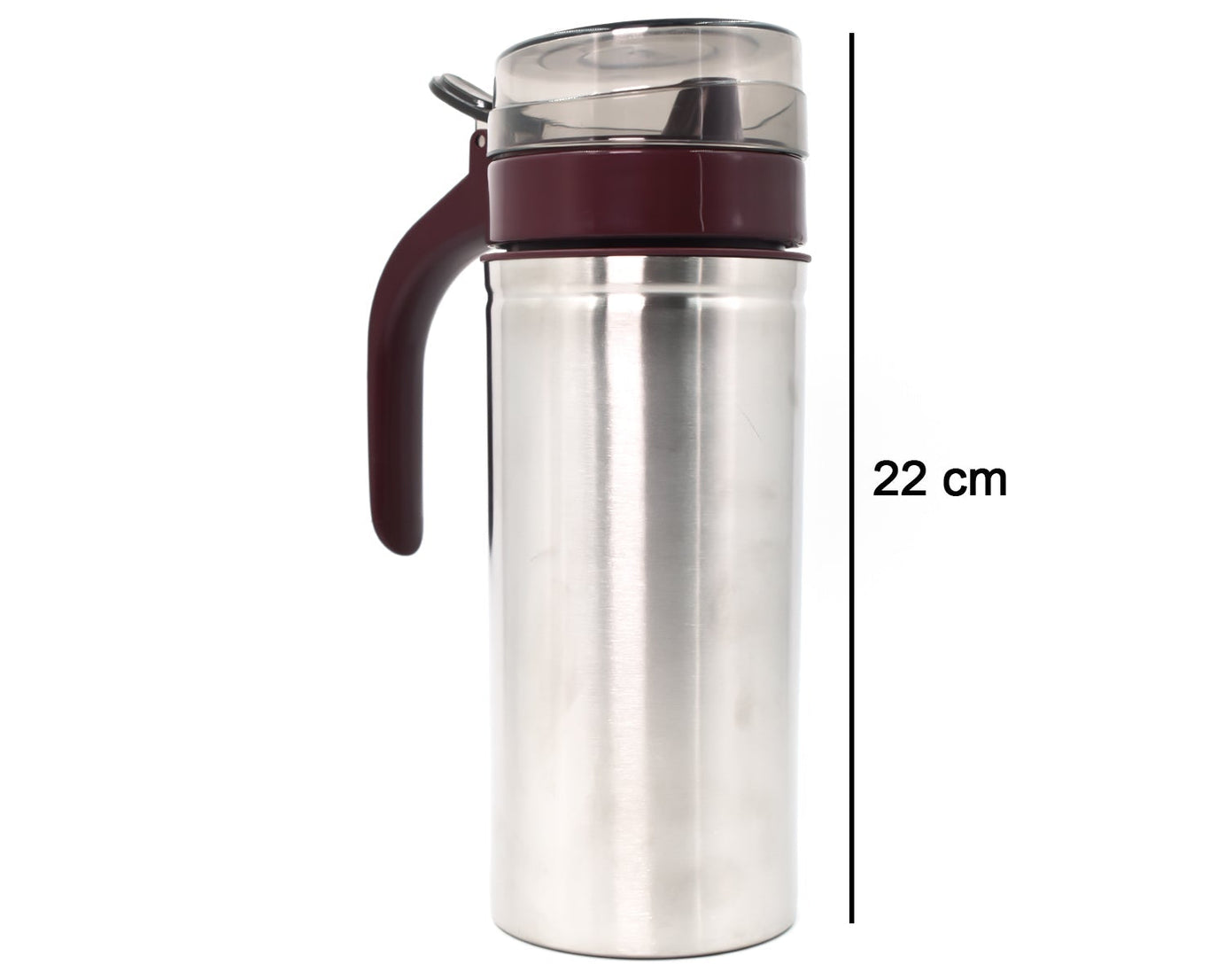 Stainless steel 750ml oil container with nozzle
