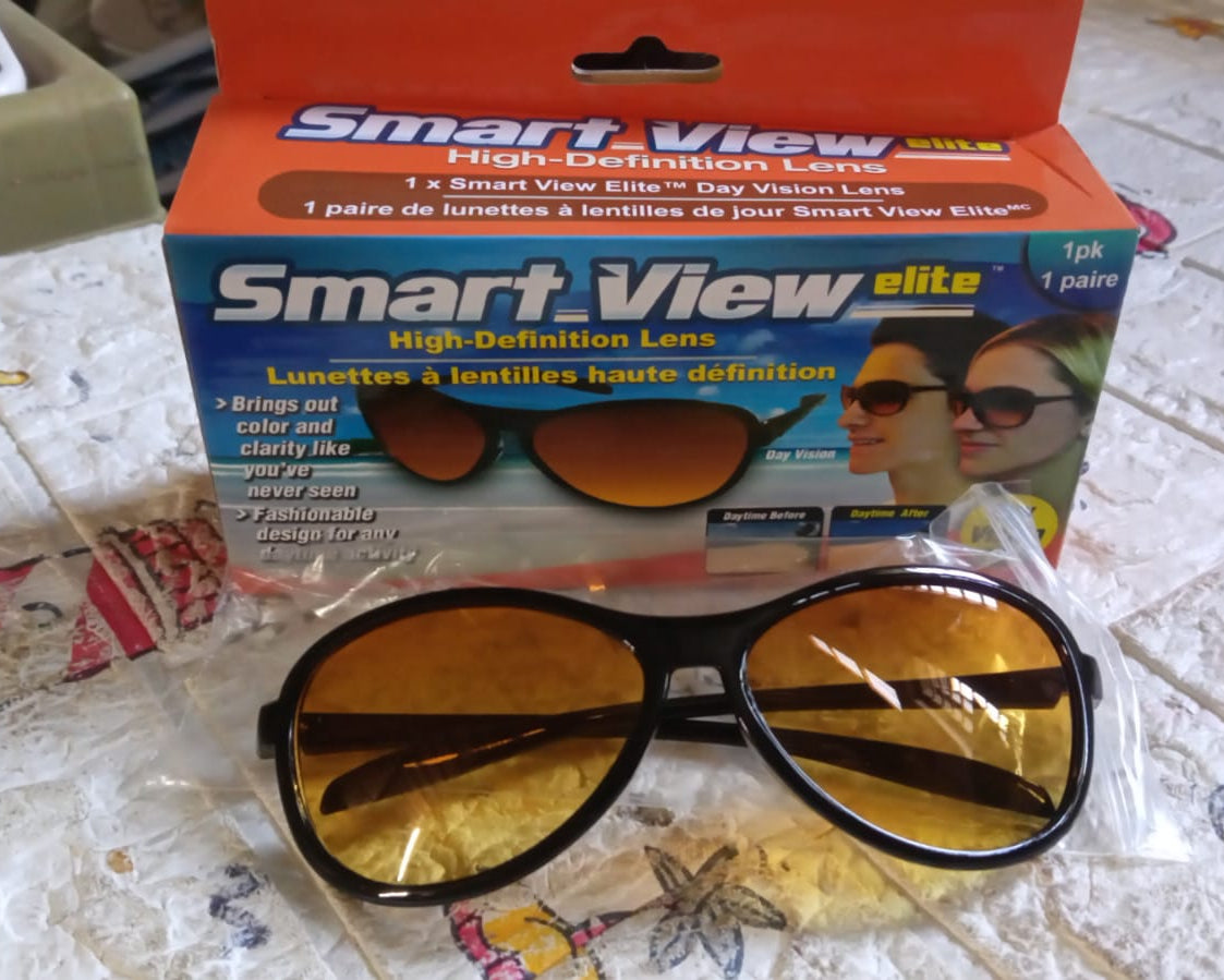 8764 Smart Vision Glasses UV Protected Sunglasses, Lightweight and Attractive Design 3D classic Sunglasses for Men & Women, Lightweight, Both Outdoor and Indoor Use (1 Pc )