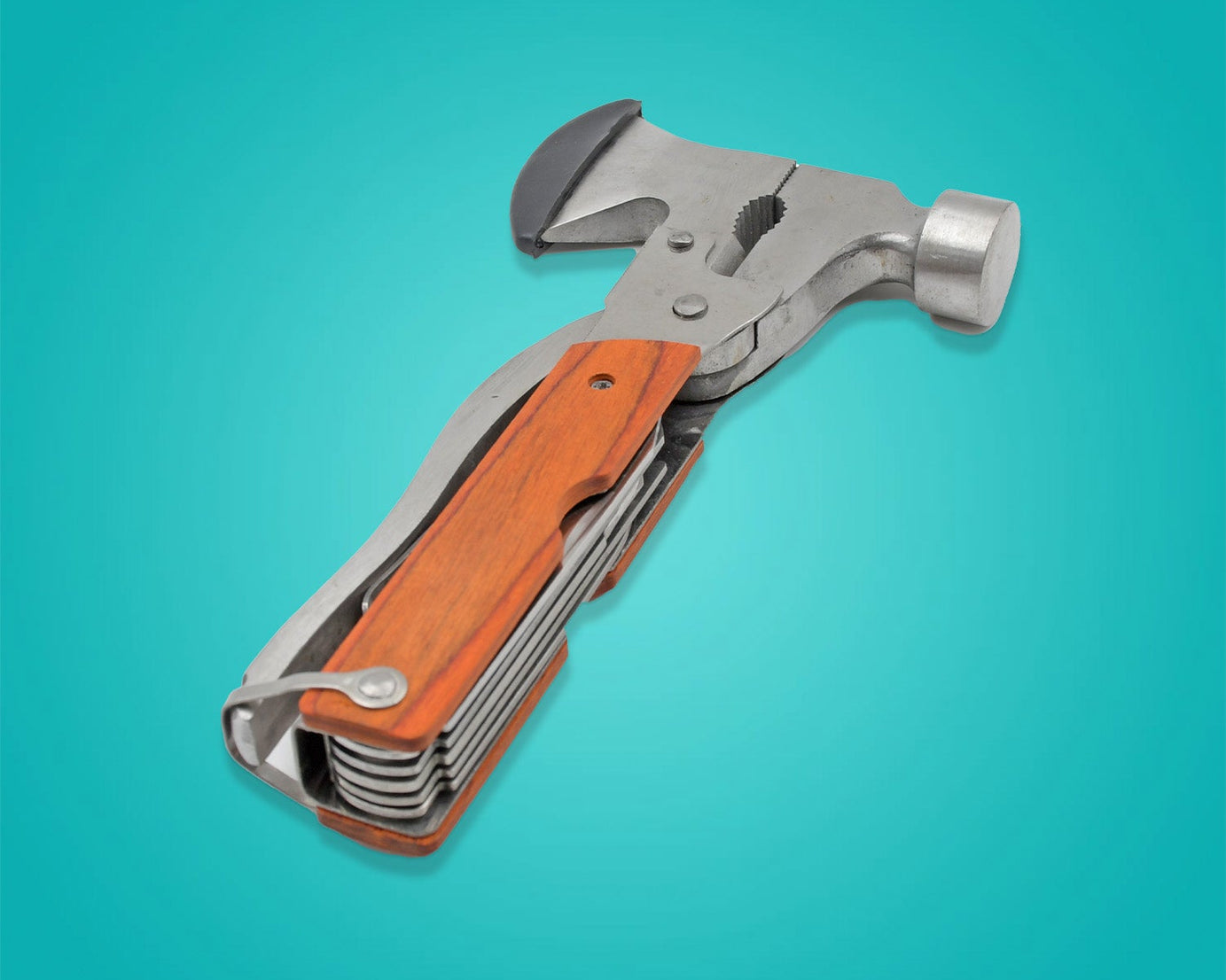 Fathers Day Gifts, Dad Birthday Gifts for Dad from Daughter Son, All in One Tools Hammer Multitool, Opener Screwdriver, Cool Gadget Christmas Gifts Stocking Stuffer for Men, Outdoor Camping