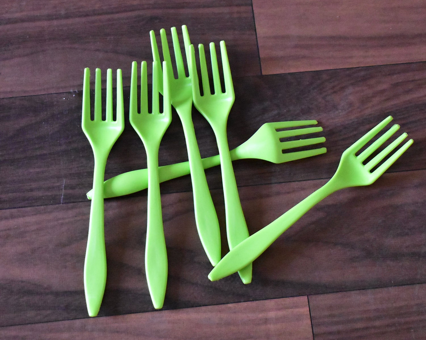 Kitchen fork set plastic 6 pieces.