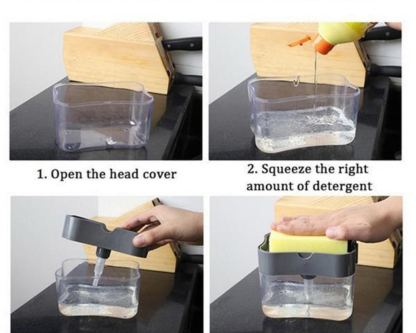 Plastic pump dispenser for soap