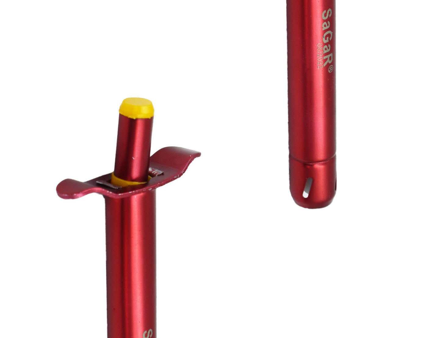 Sturdy stainless steel lighter with a sleek and polished look.