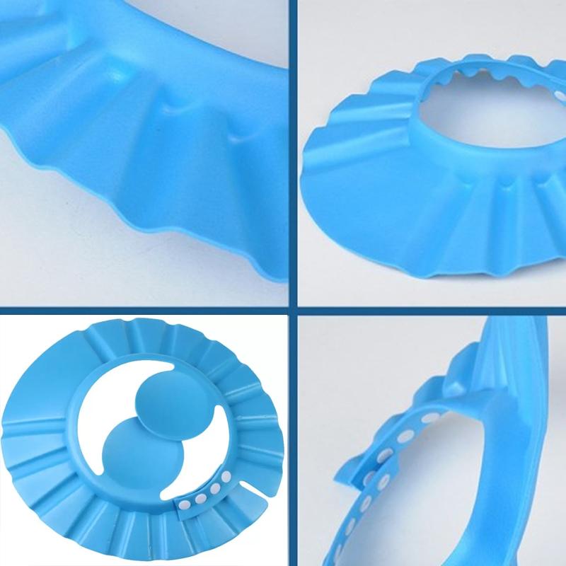 0378 Adjustable Safe Soft Baby Shower cap Cartnow Technologies