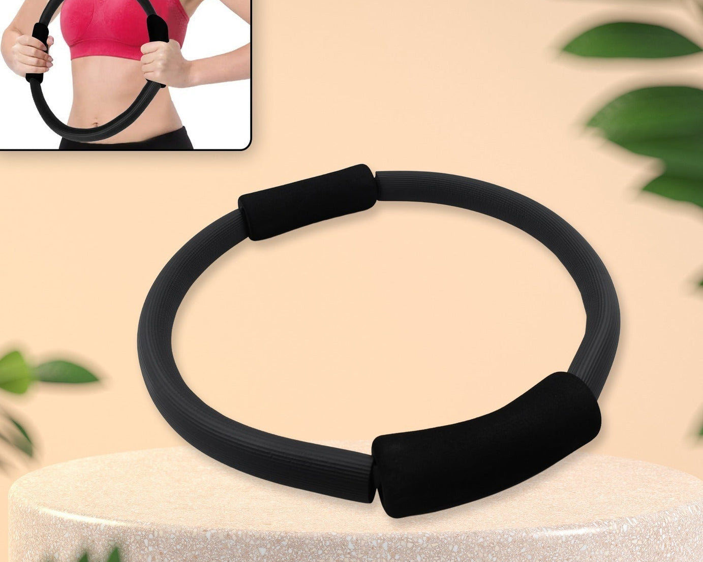 Fitness Ring Workout Yoga Ring Circle Pilates for Woman Fitness Circle Thigh Exercise Pilates Circle Ring Fitness Equipment for Home