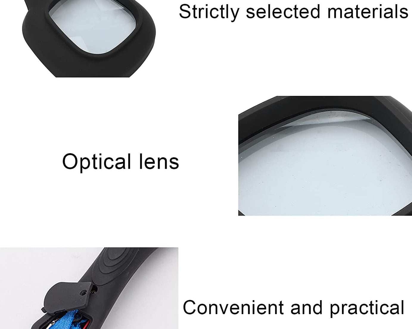 LED magnifying glass for various uses