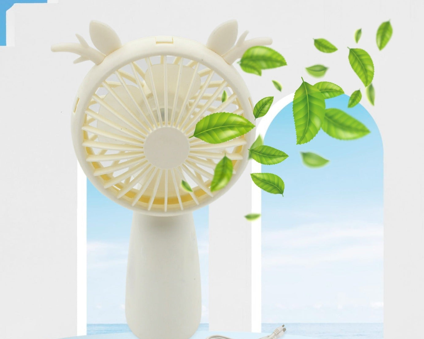 Mini USB Handheld Fan, Portable Rechargeable Mini Fan for Home, Office, Travel and Outdoor Use (1 Pc)