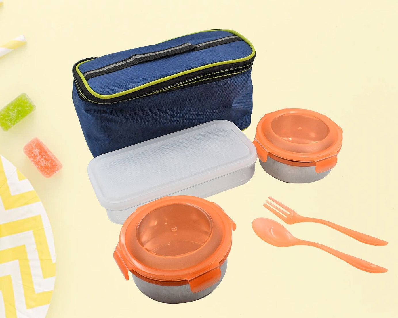 AIRTIGHT & LEAK PROOF STAINLESS STEEL CONTAINER MULTI COMPARTMENT LUNCH BOX CARRY TO ALL TYPE LUNCH IN LUNCH BOX & PREMIUM QUALITY LUNCH BOX IDEAL FOR OFFICE , SCHOOL KIDS & TRAVELLING IDEAL (3 Different Lunch Box)