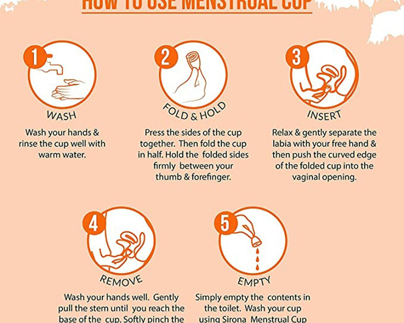 6112B REUSABLE MENSTRUAL CUP USED BY WOMEN AND GIRLS DURING THE TIME OF THEIR MENSTRUAL CYCLE