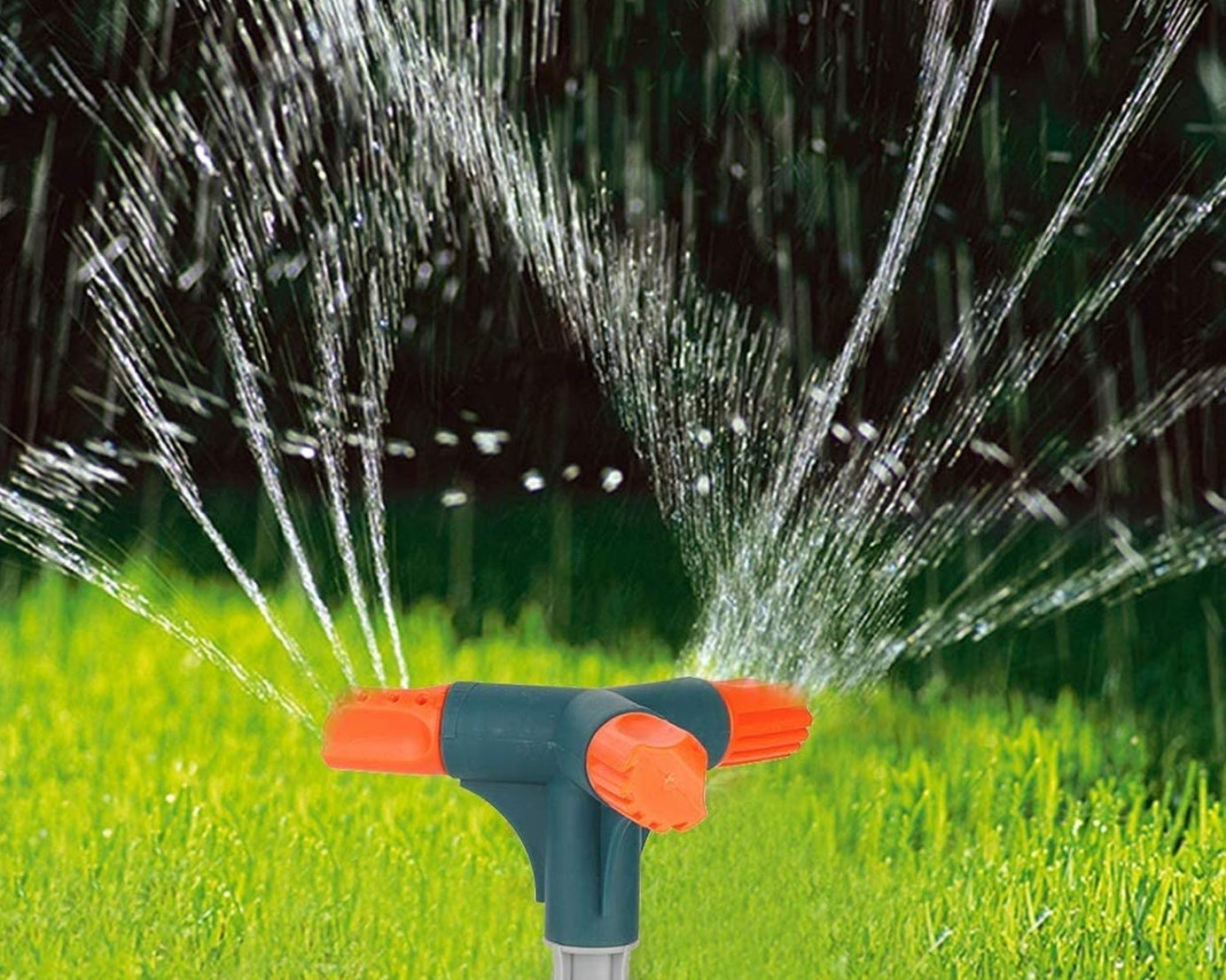 3 Arm 360° Rotating Garden Sprinkler