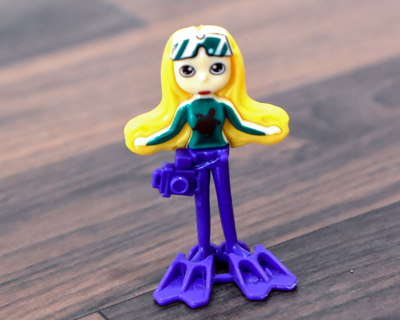 Brightly colored Jalpari mermaid doll