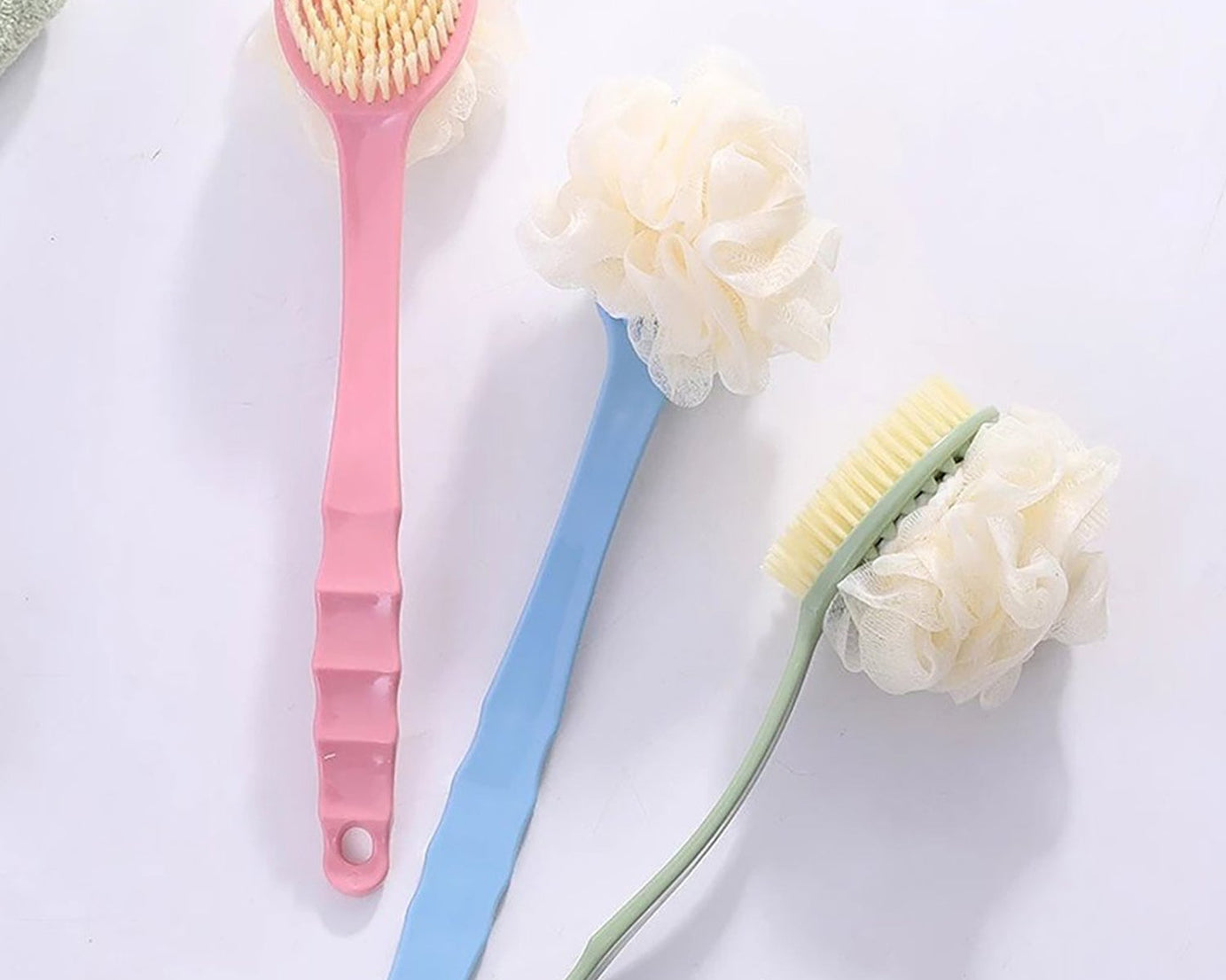 2in1 Bath Brush With Long Handle