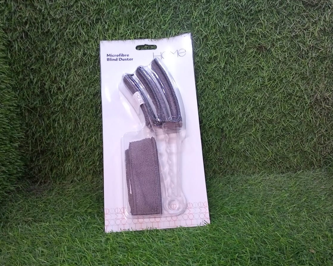 Window Blind Cleaner Duster Brush with Microfiber Sleeves - Blind Cleaner Tools for Window Shutters Blind Air Conditioner Jalousie Dust