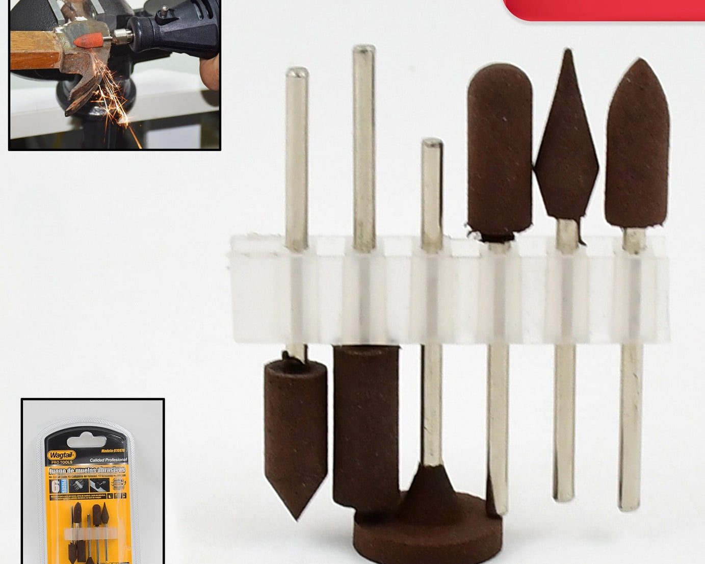 Mounted Grinding Wheel Bits Rotary Tool Kit