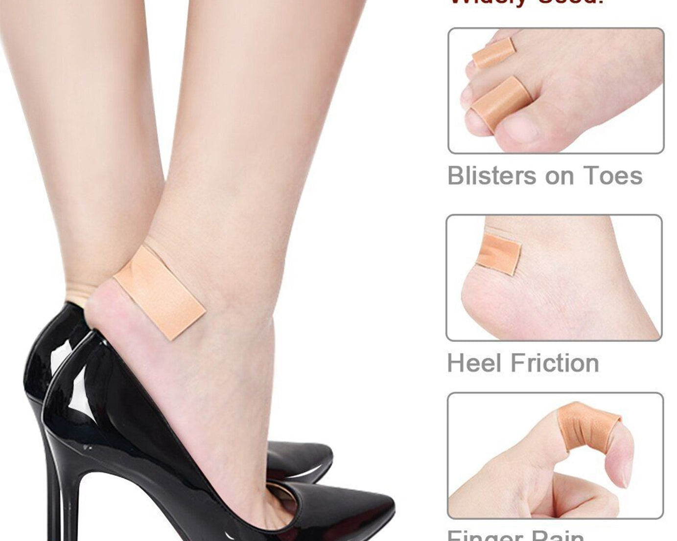 Blister plaster for foot care