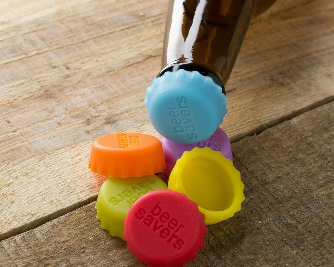 Bright bottle caps