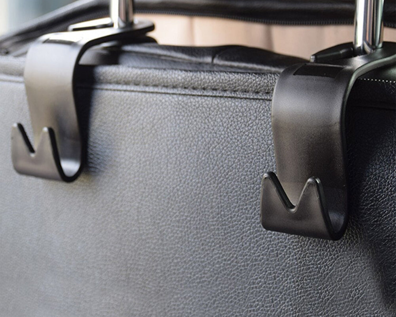 Car backrest hanger for support