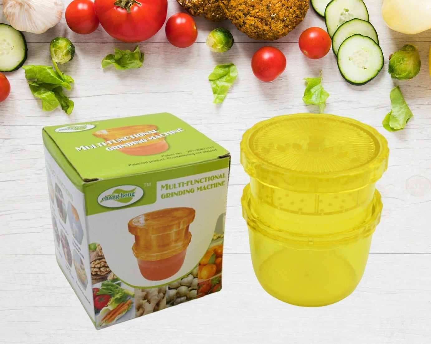 Multi-Function Grinding Machine 2 In 1 Portable Manual Citrus Juicer for Grind ginger And garlic Slurry, Fruit Squeezer, Squeeze Soy-bean milk, Vegetable Salad. Juice Cup Child Healthy Life Potable Juicer Machine