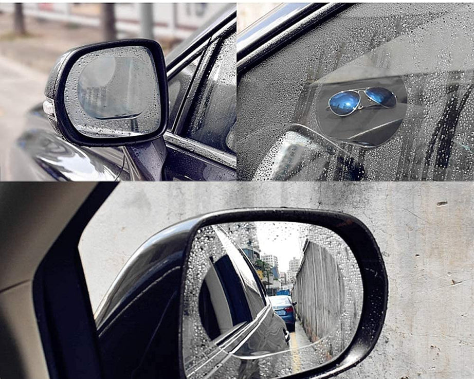 Anti Fog Anti Scratch Interior Rearview Car Mirror Film Waterproof HD Clear Protective Sticker Film for Safe Driving, Car Mirrors, Side Windows